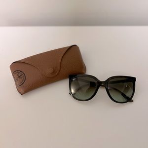Ray Ban Tortoise Cat-Eye Sunglasses